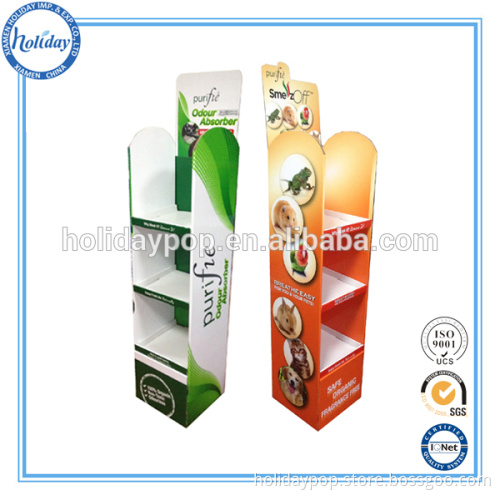 Cardboard floor displays, retail product display stands, multi tier floor display